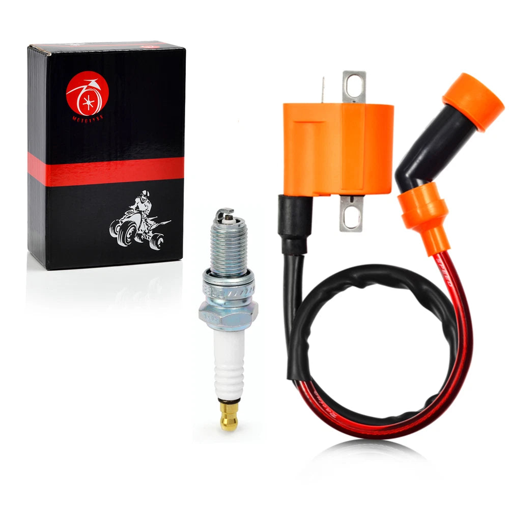 Ignition Coil Spark Plug with Cap for Arctic Cat A FIS 4x4 500 ATV (1999–2009)