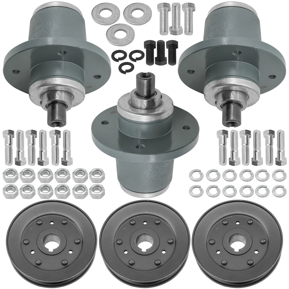 Deck Spindle and Pulley Replacement for Bad Boy Stand-On 2017 (54 inch)