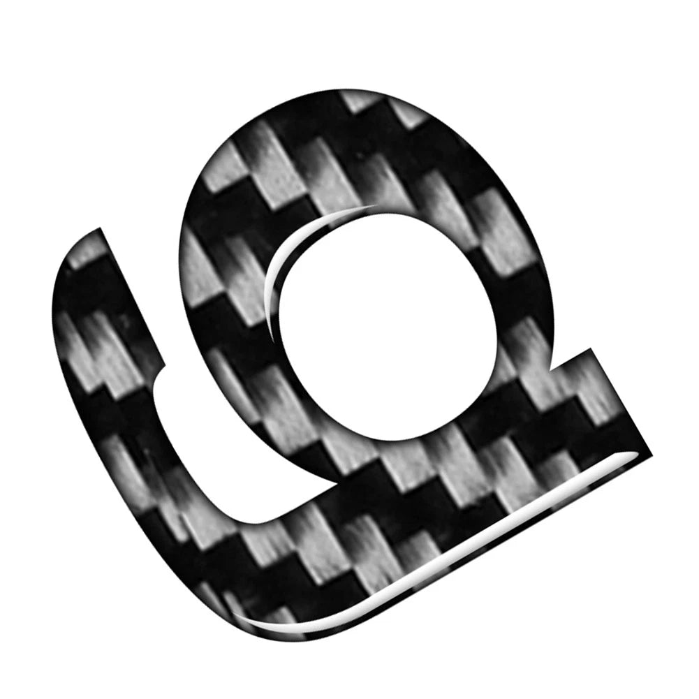 Lowercase Alphabet Letter Decals for Car Badge Emblem (Universal)