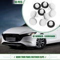 Door Trim Panel Clips Fastener Rivets 10 Pcs for Mazda 3 (2004–2009)