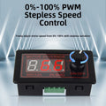 500W DC Motor Controller for PWM Digital Display Encoder (9V–60V)