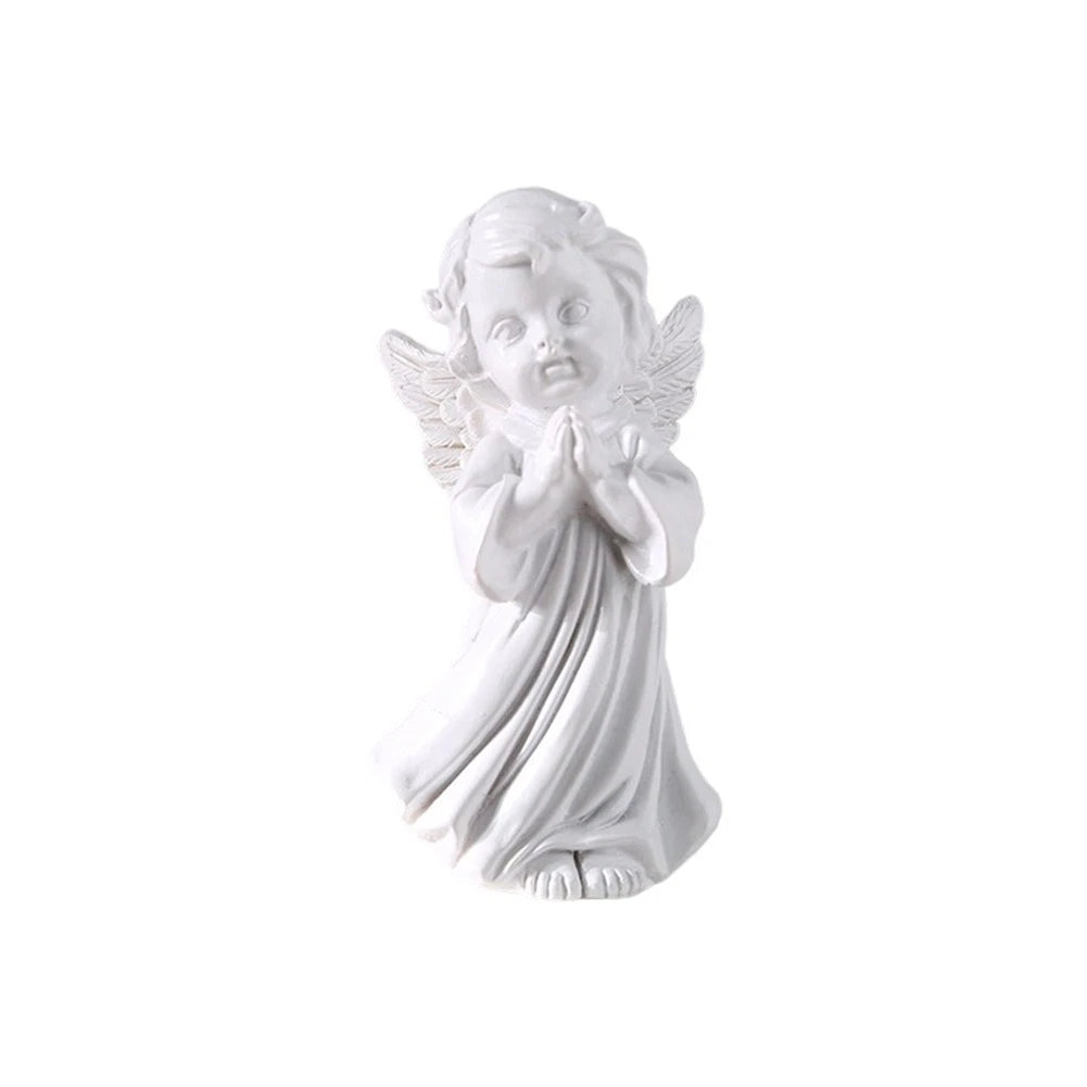 White Girl Angel Nordic Retro Ornament for Home Decor