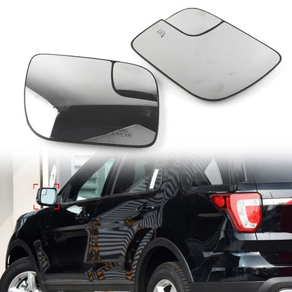 Heated Rear View Mirror Lenses for Ford Explorer (2011–2019) - Pair, White