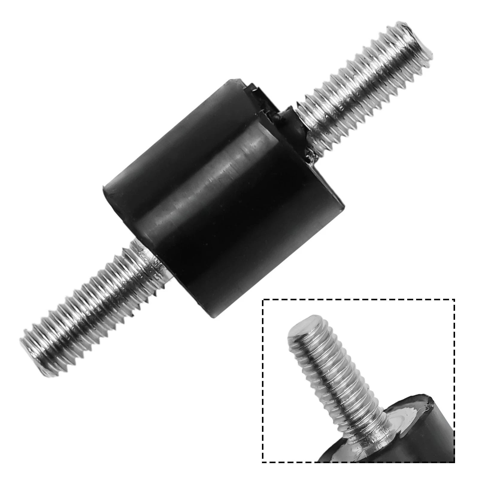 Vibration Isolator Damper for Compact Vehicles (Black/Silver Tone)
