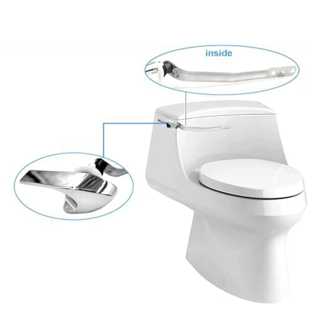 Toilet Handle Replacement for Polished Chrome (8 Inch)