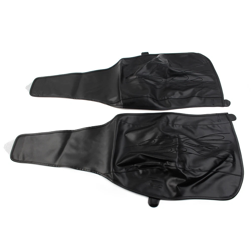Fender Bra for Harley Tri Glide Ultra Classic (2014–2023) - Black PU Leather