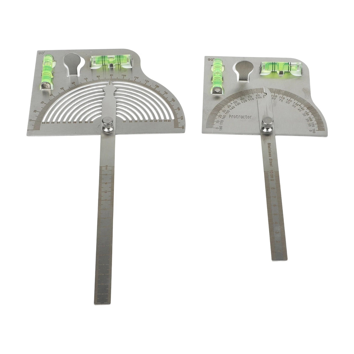 Adjustable Stainless Steel Angle Ruler 180 Degree for Safety