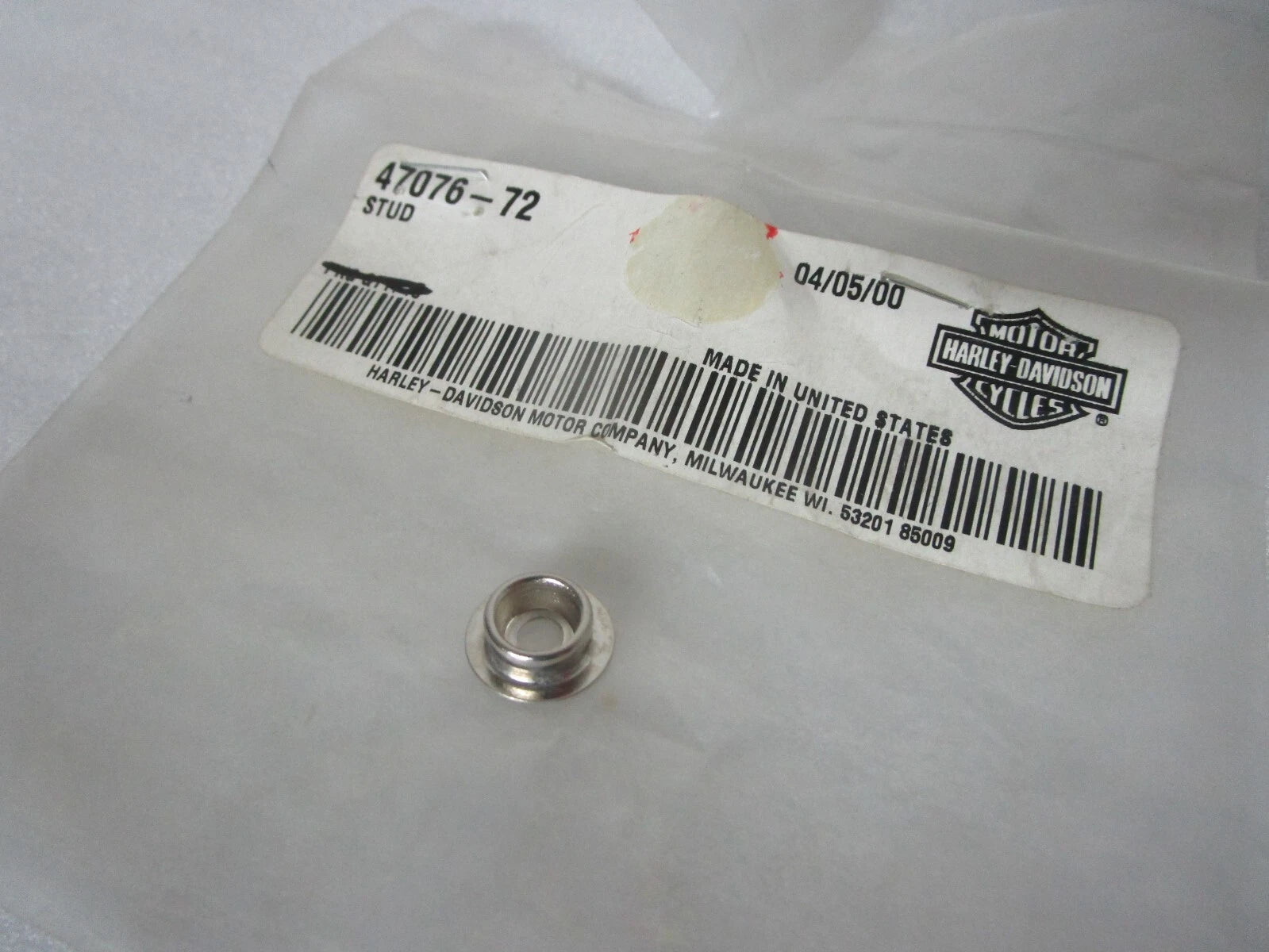Tonneau Cover Stud for Harley-Davidson Sidecar (OEM 47076-72)