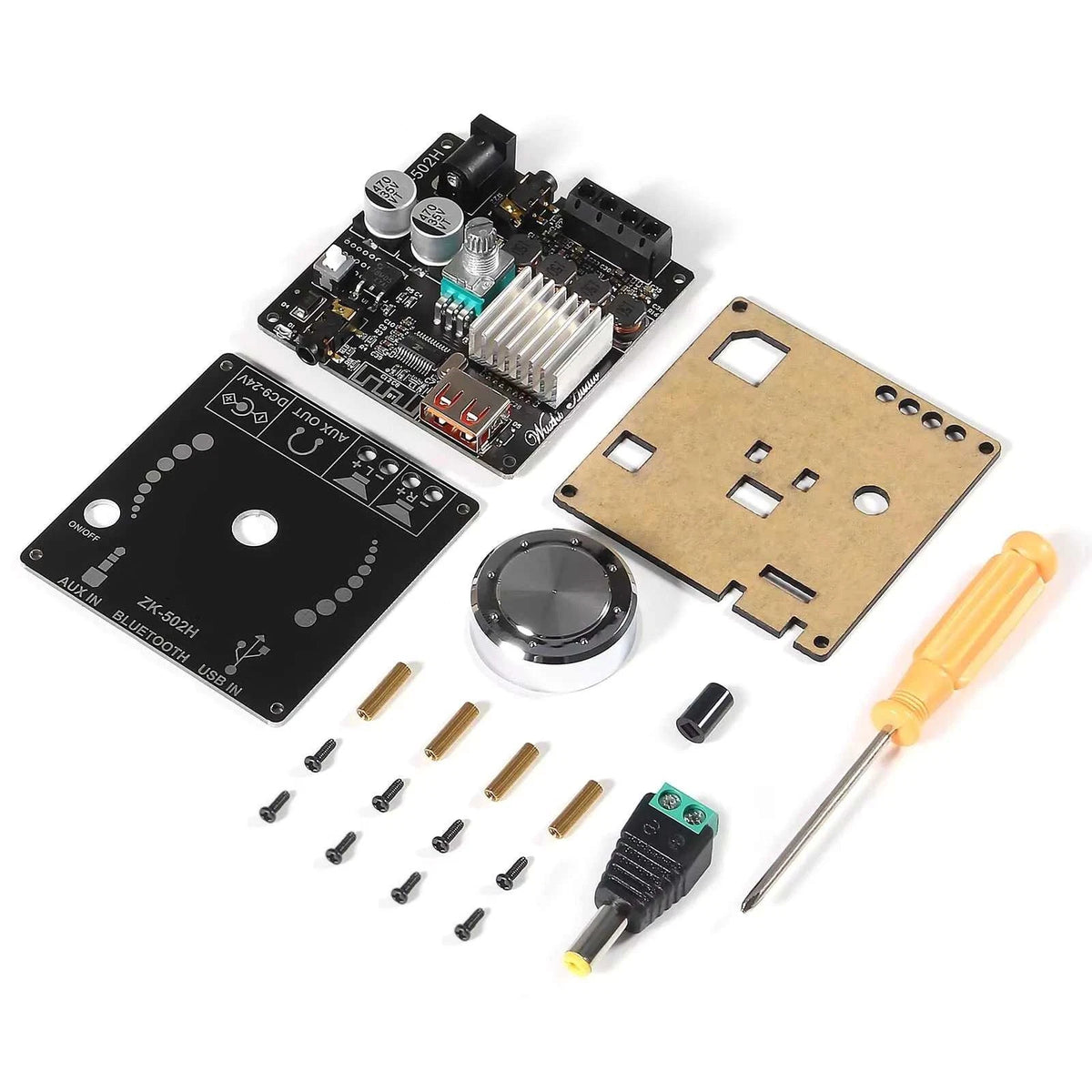 2.0 Digital Power Amplifier Board Kit with Bluetooth AUX USB