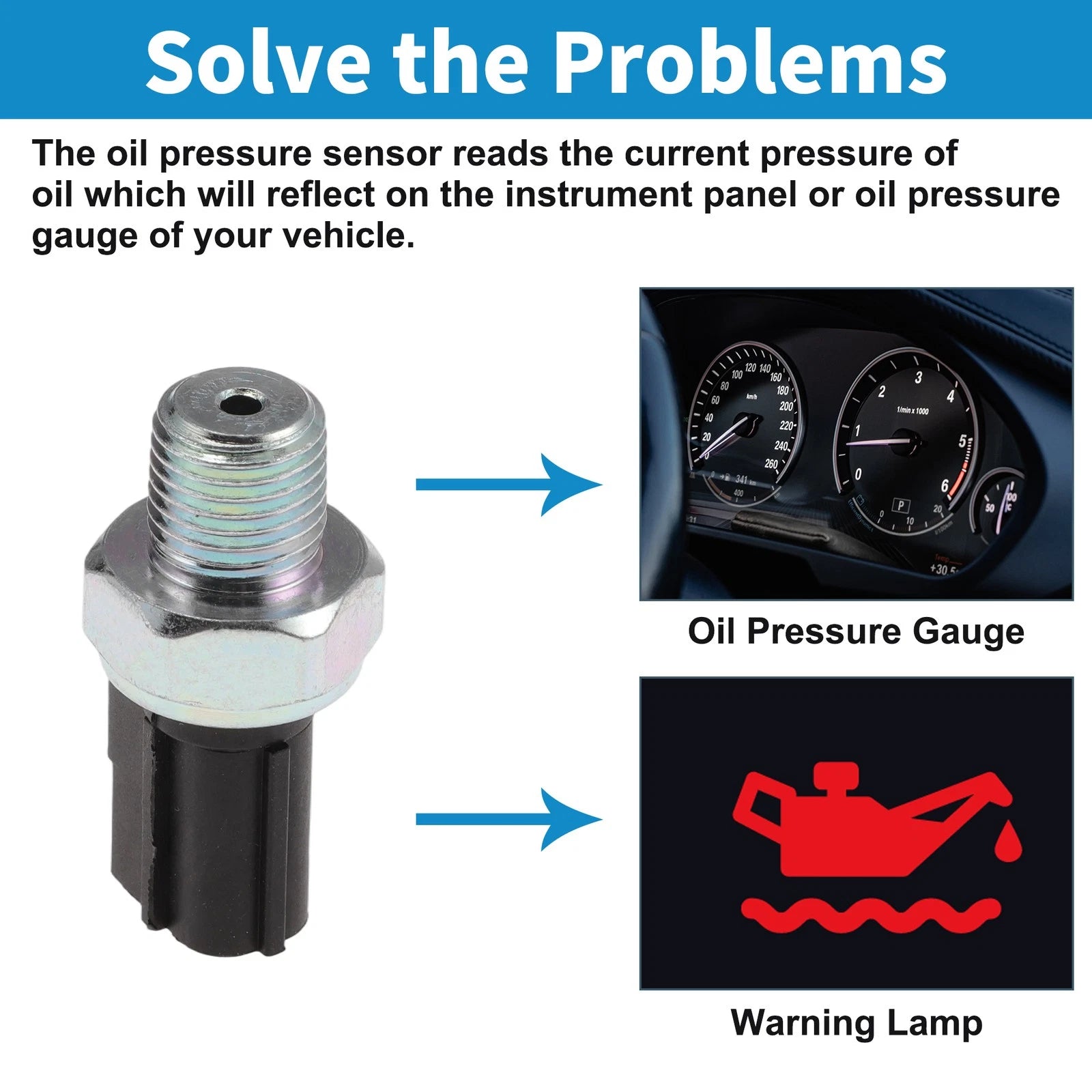 Engine Oil Pressure Sensor Replacement for Ford Escape (2001–2005)