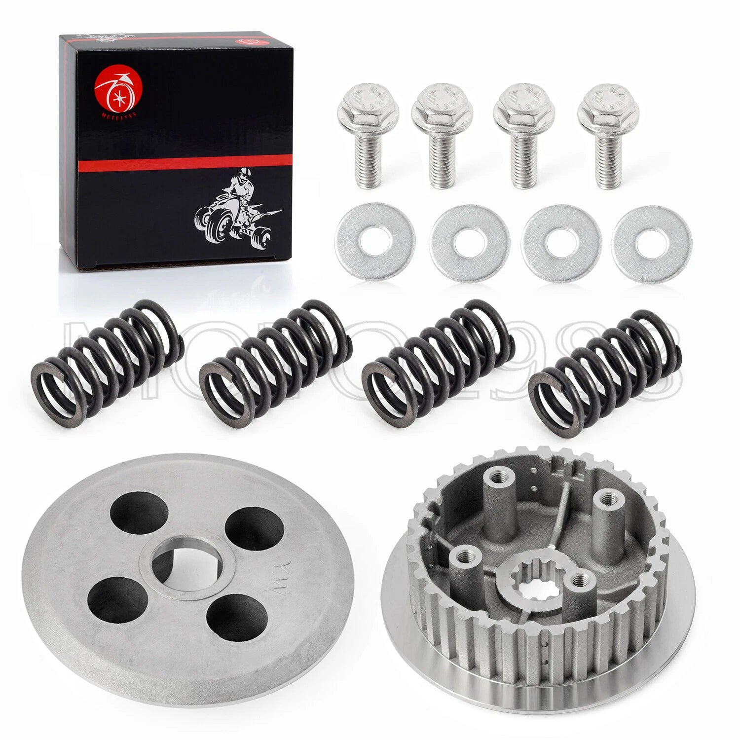 Clutch Center Inner Hub & Pressure Plate for Kawasaki KX80 KX85 KX100 (1998–2021)