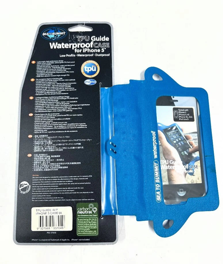 TPU Guide Waterproof Case for iPhone 5 (2012–2013) - Blue