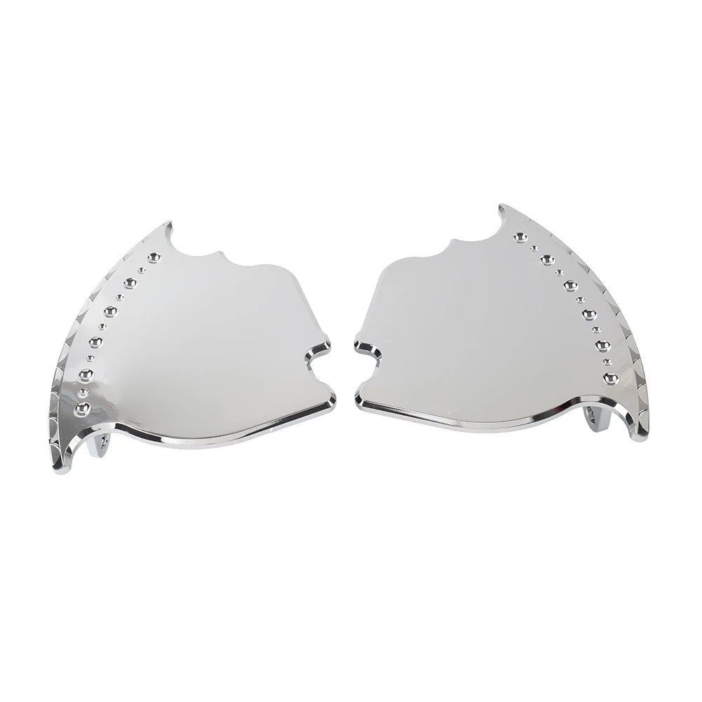 Chrome Front Brake Disc Caliper Guard Protector for Suzuki GSXR1300 (2008–2020)