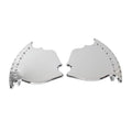 Chrome Front Brake Disc Caliper Guard Protector for Suzuki GSXR1300 (2008–2020)