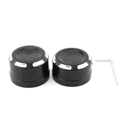 Rear Axle Bolt Nut Cap Cover For Harley Softail 2018-2023 Black and White