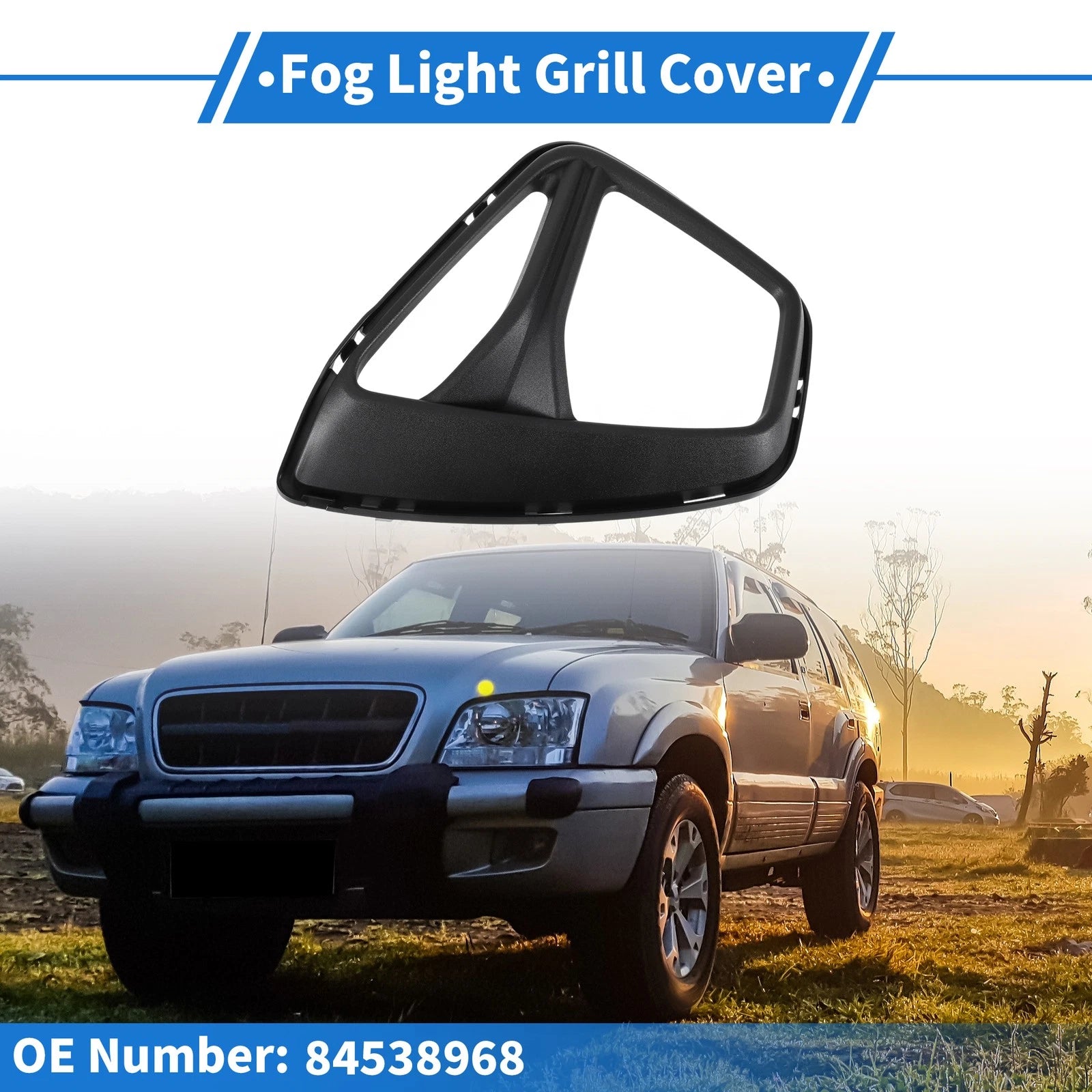 Front Left Fog Light Grill Replacement for Chevrolet Blazer (2019–2022)