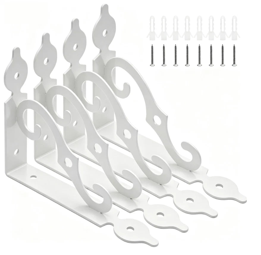 S Bracket for Indoor Environments (Rust Resistant, Dual Color Coating)