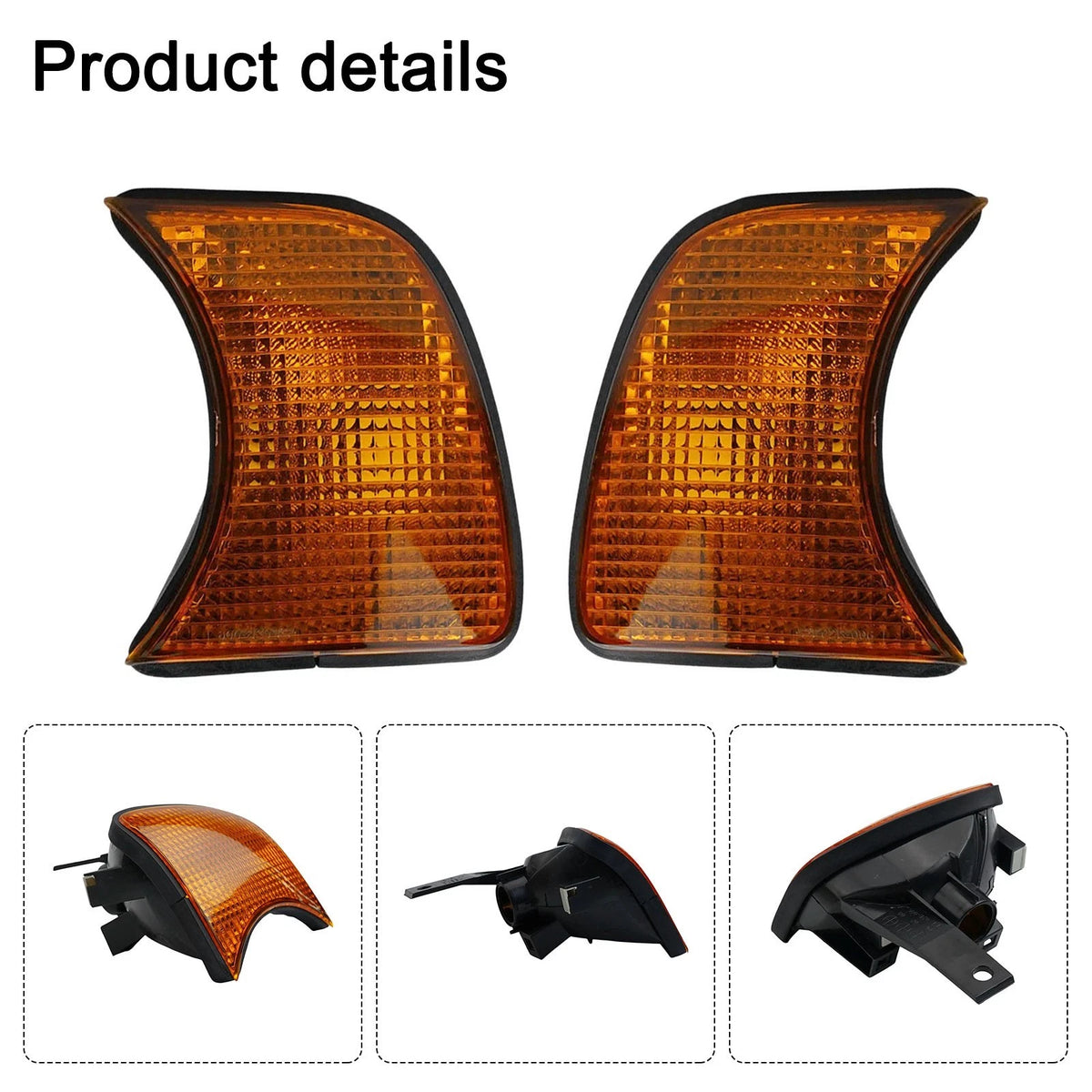 Corner Lamp Covers for BMW 5 Series E34 (1989–1995) - Pair