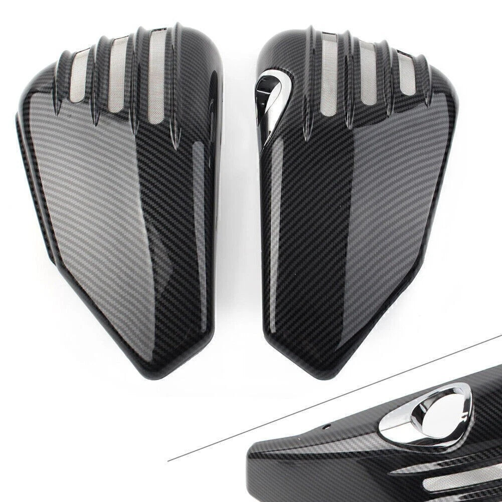 Battery Side Cover for Harley Davidson Sportster (2004–2013) Carbon Pair