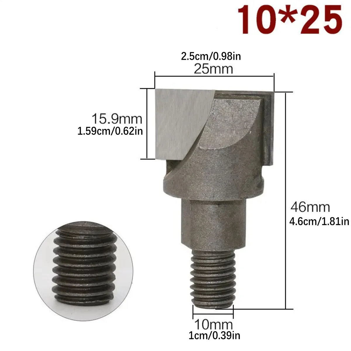 10mm Carbide Tip Wood Cutter Tool Kit for Mortice Lock Jig
