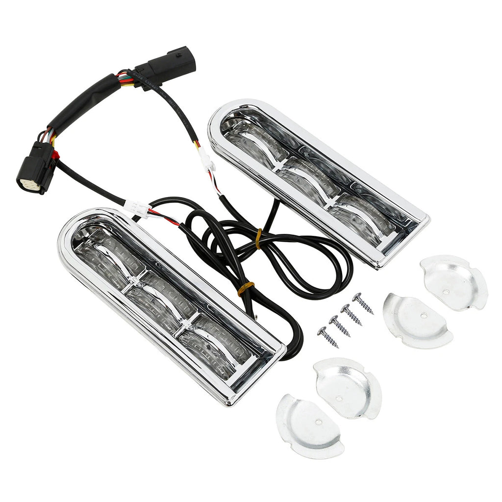 Chrome LED Inserts for Harley Electra Glide (2014–2024)
