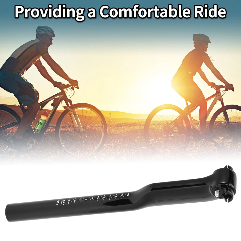 Bike Seat Post 30.8x350mm Replacement Height Adjustable for Universal Bikes