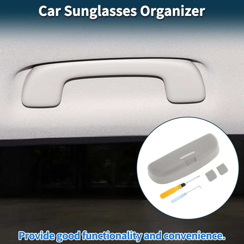 Car Sunglasses Case for Mitsubishi Outlander Eyeglasses Holder Storage Box