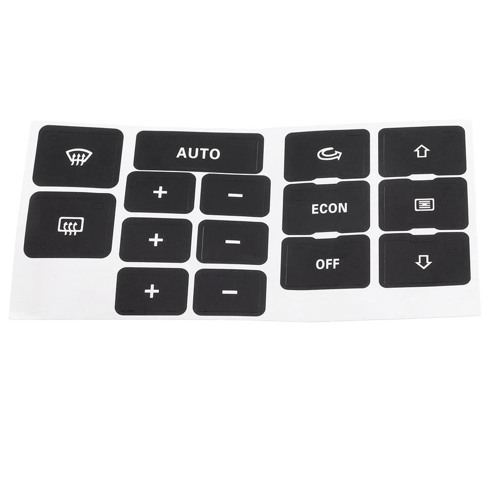 A/C Button Repair Kit for Audi A6 C5 (1997–2004) with Stickers