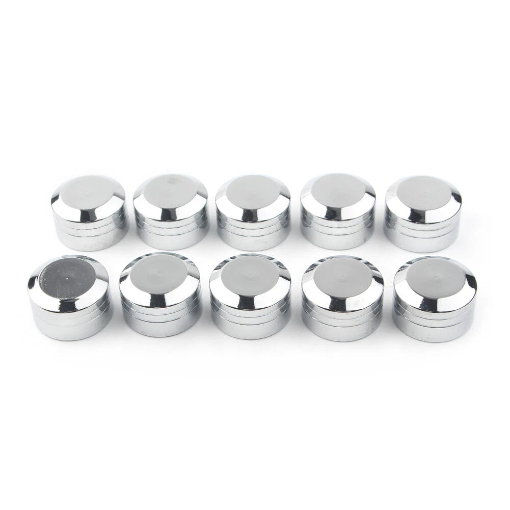 CNC Inner 13mm Motor Bolt Topper Caps Cover for Harley (Chrome)