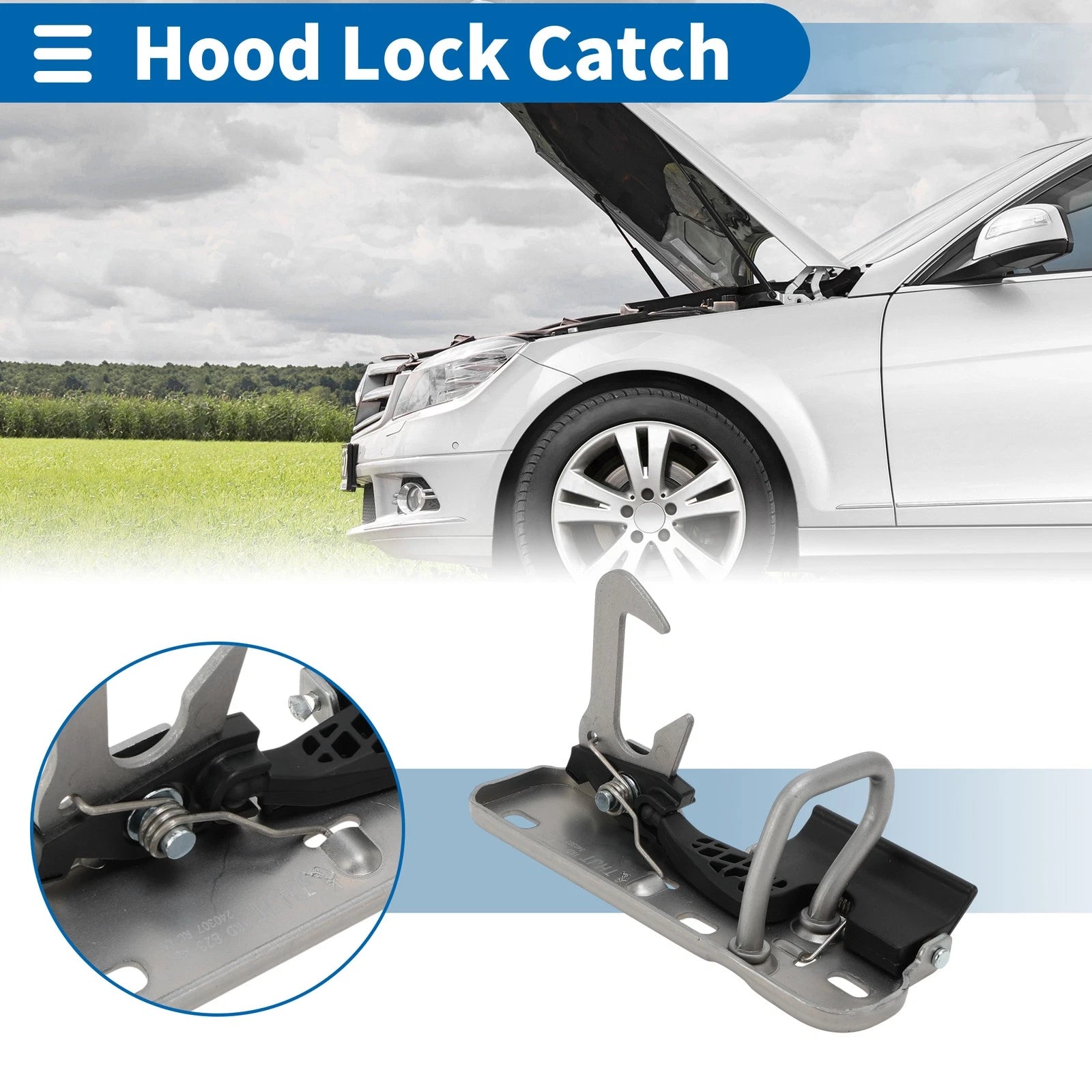 Hood Latch Assembly Replacement for Volkswagen Eos (2007–2016)