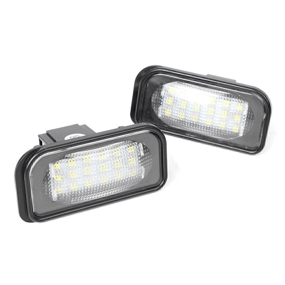 2X LED License Plate Light for Mercedes Benz W203 (2000–2007)