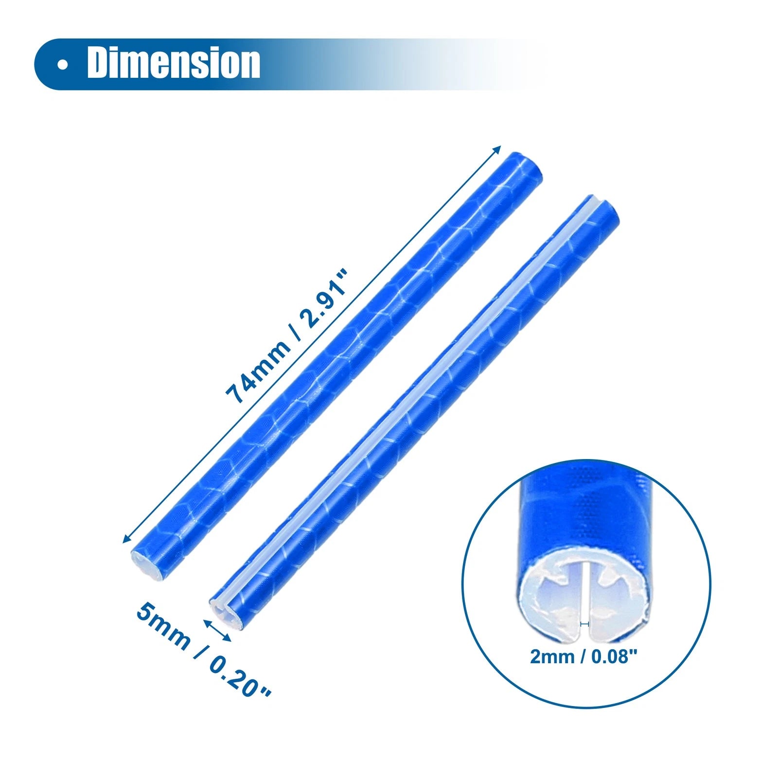 36 Pcs Bike Reflector Outer Reflective Set for Bicycle (Blue) (ABS) (2019–2025)