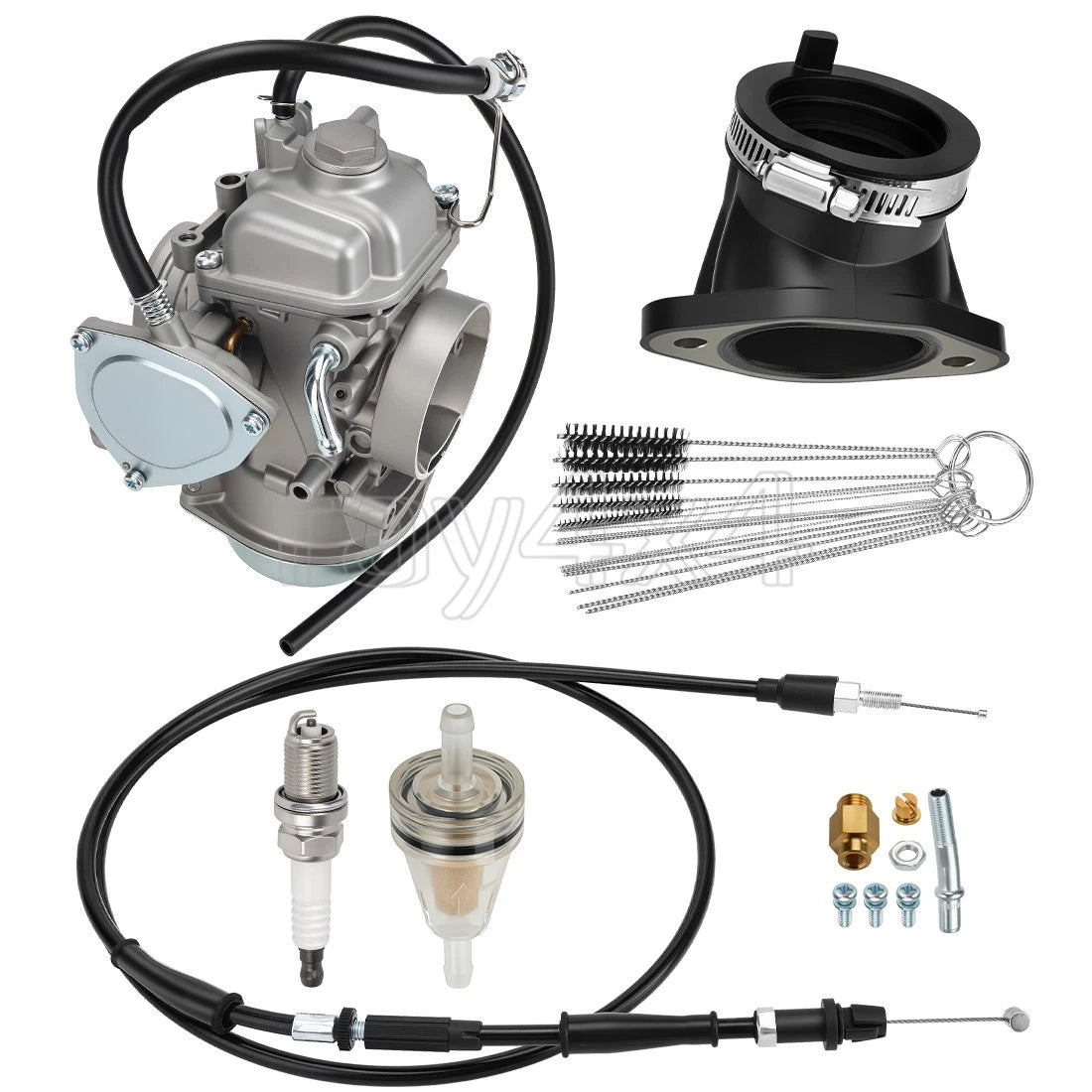 Carburetor & Intake Boot Cable Kit for Polaris Sportsman Scrambler 500 (1998–2012)