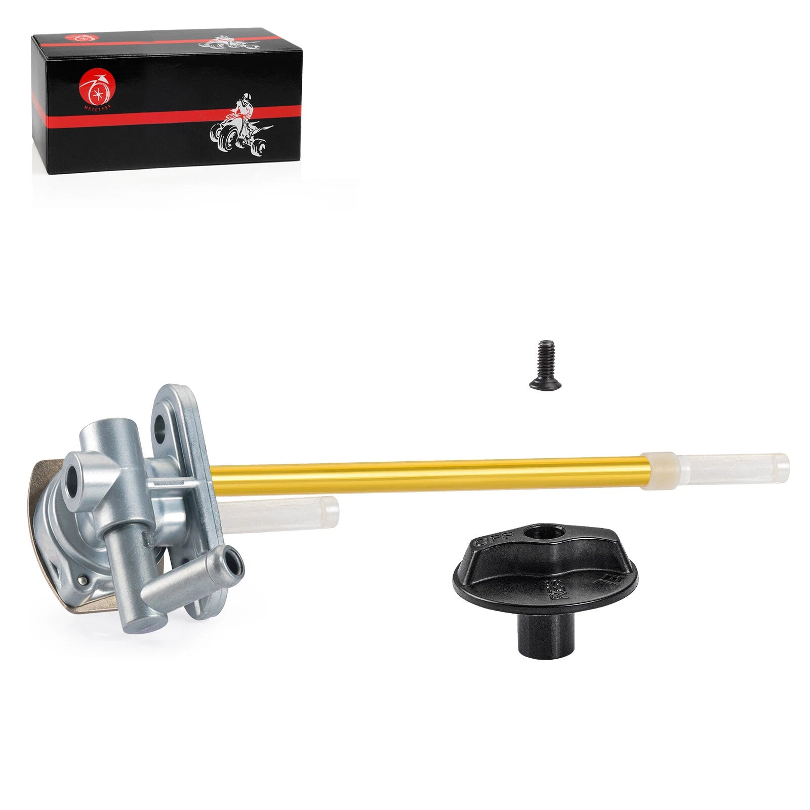 Fuel Tank Petcock Valve w/ Knob for Kawasaki ZX750 Ninja ZX7R (1996–2003)