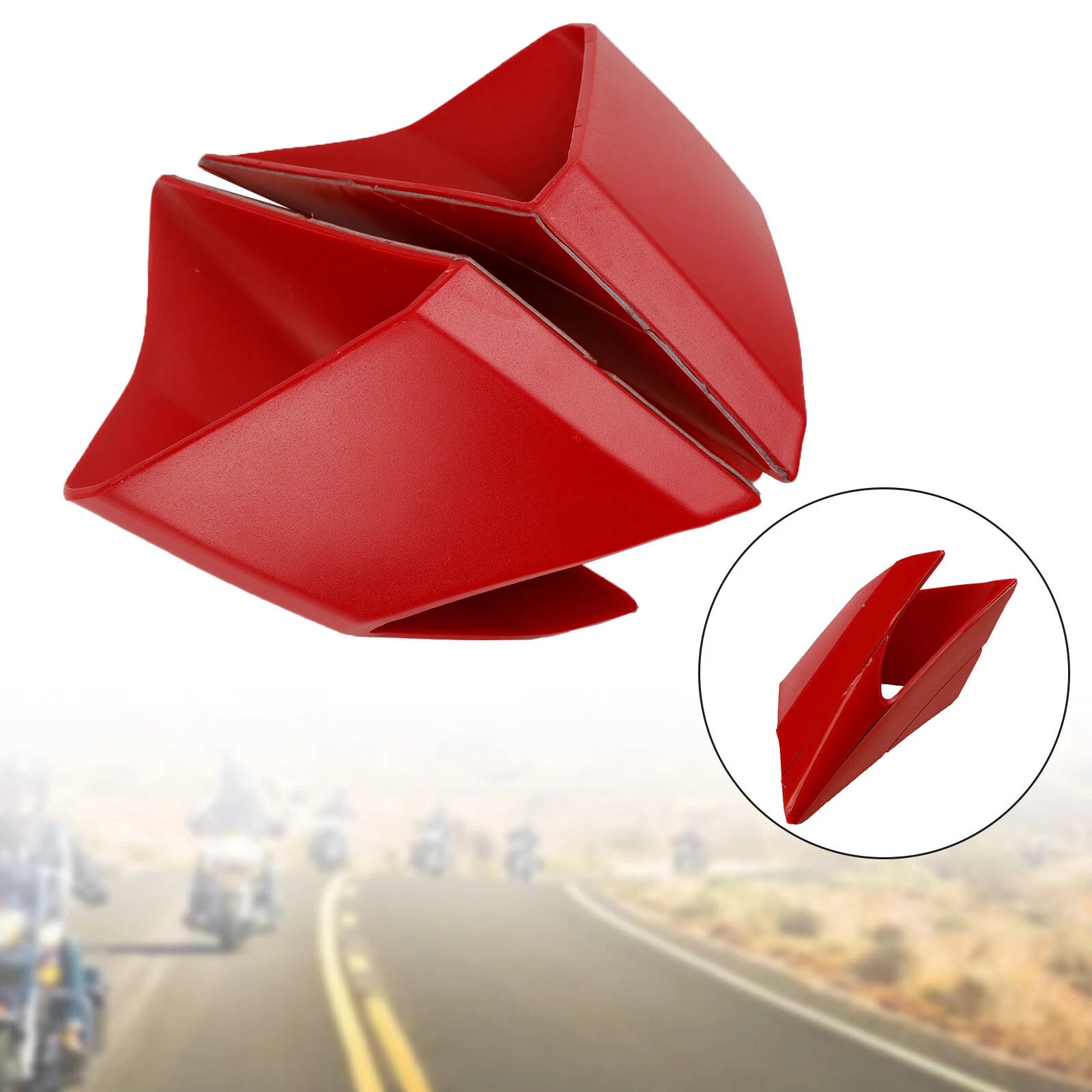 Front Fairing Winglets Side Protection Cover for Honda CBR650R (2019–2021) Red T9