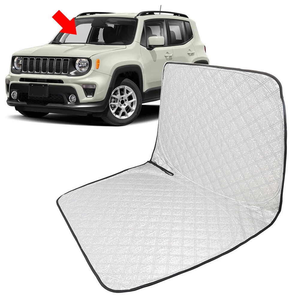 Foldable Windshield Sun Shade for Jeep Renegade (2015–2021)