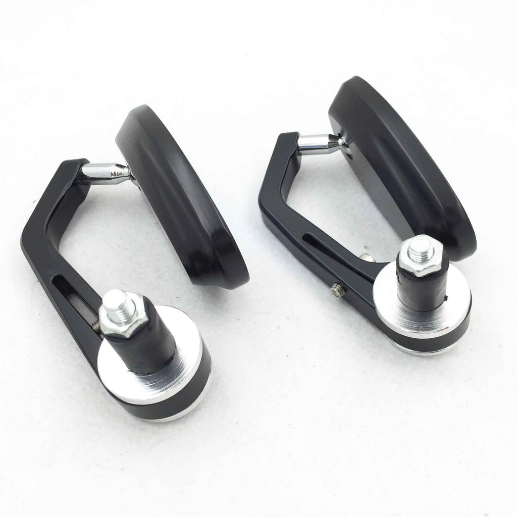 Bar End Side Rearview Mirrors for Universal Motorcycle (7/8" 22mm)