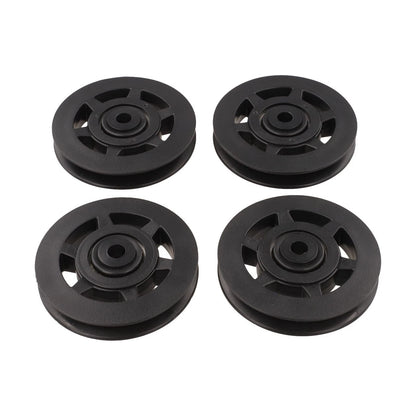 Set of 4 Nylon Pulleys for Weightlifting Cable Systems (94mm)
