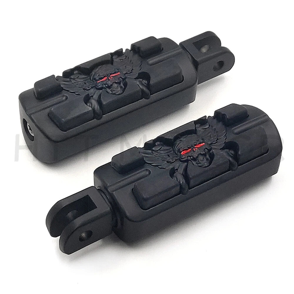 Pirate Skull Footpegs for Harley FXBB FXBR FXBRS FXLR (2018–2023)