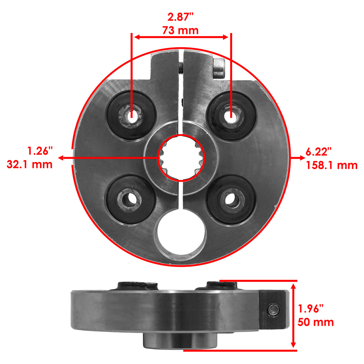 Group Shaft Hub Assembly Replacement for Caterpillar Backhoe Loader (2005–2015)