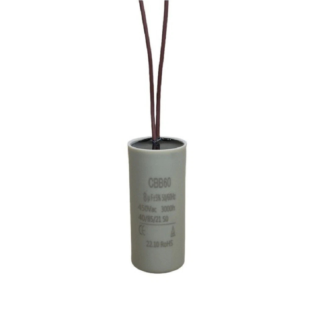 CBB60 8uF Capacitor for Circulating Water Pump & Hanging Fireplace