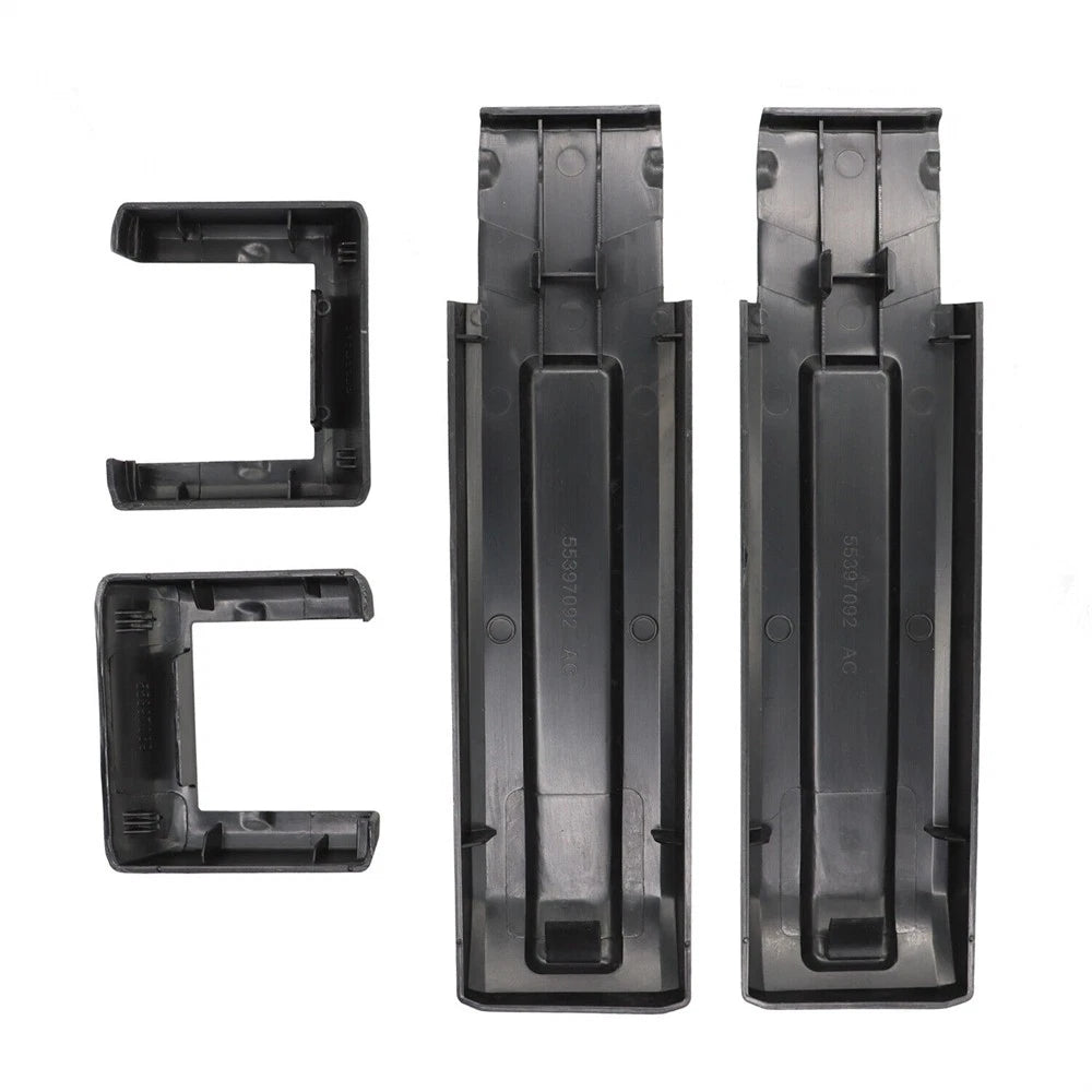 2Pcs Rear Tailgate Hinge Covers Trim for Jeep Wrangler JK (2007–2018)