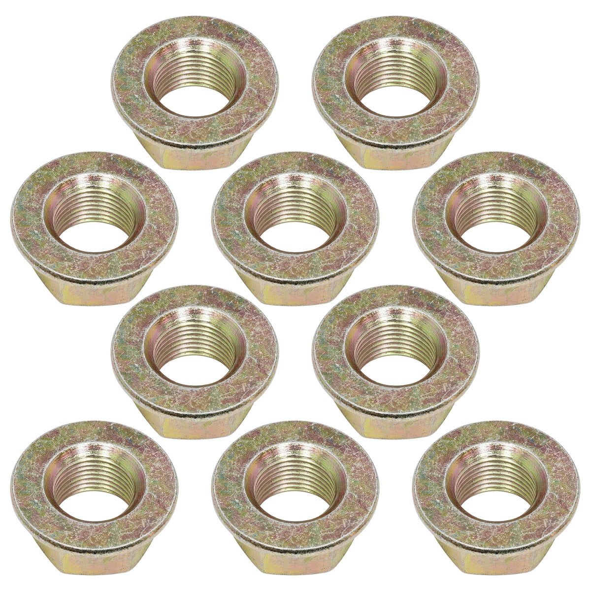 Blade Nuts OEM Replacement for MTD Cub Cadet White Outdoor (3/4-16)