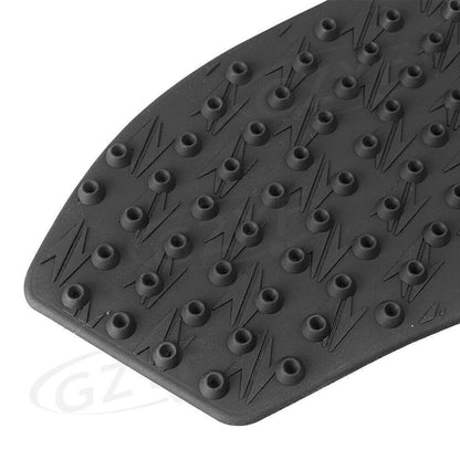 Tank Traction Side Pad Decals for Yamaha FZ-6 (2006–2010) Black