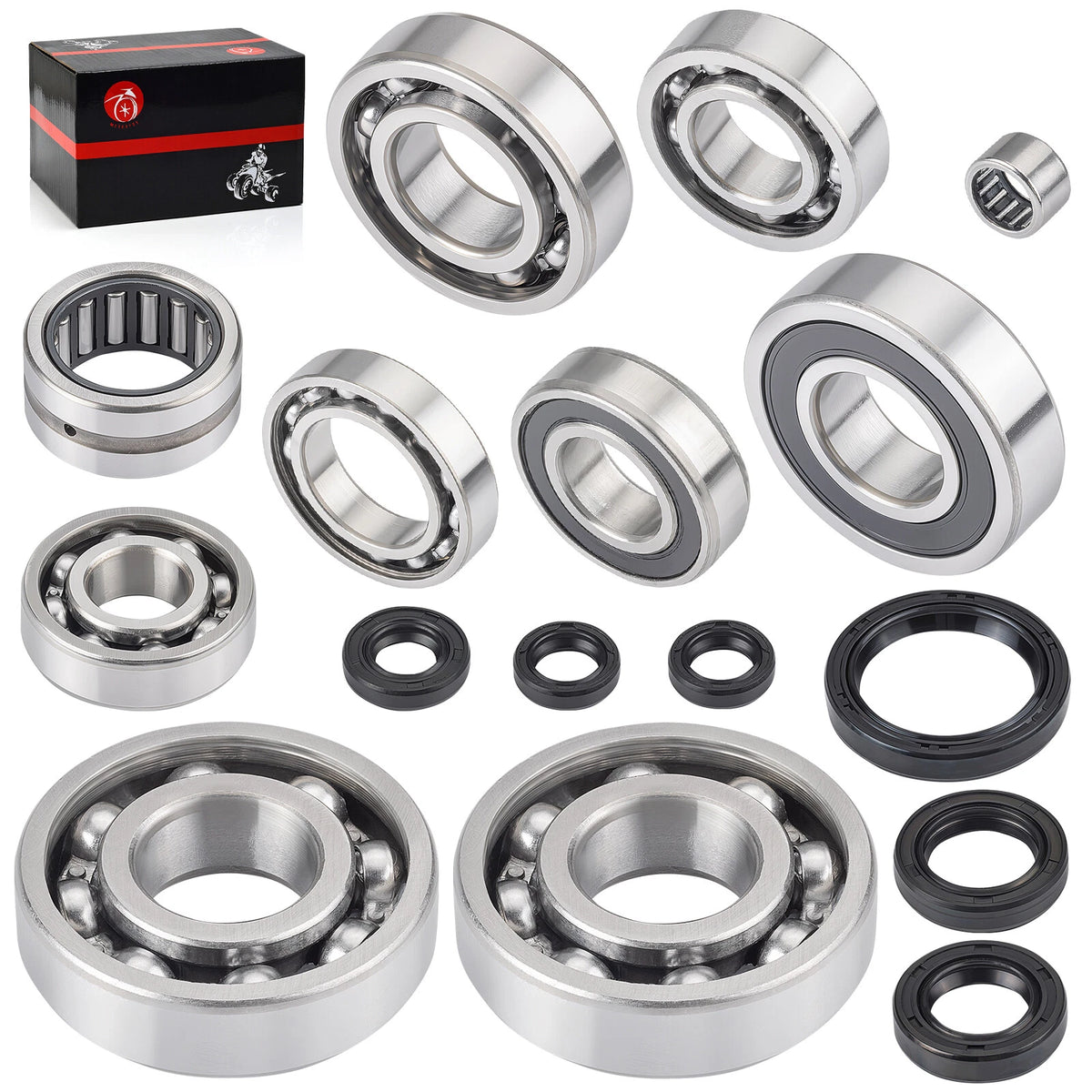 Crankshaft and Transmission Bearings Seals Kit for Yamaha YZ450F (2003–2005)