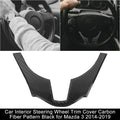 Steering Wheel Trim Cover Carbon Fiber Pattern for Mazda 3 (2014–2016)