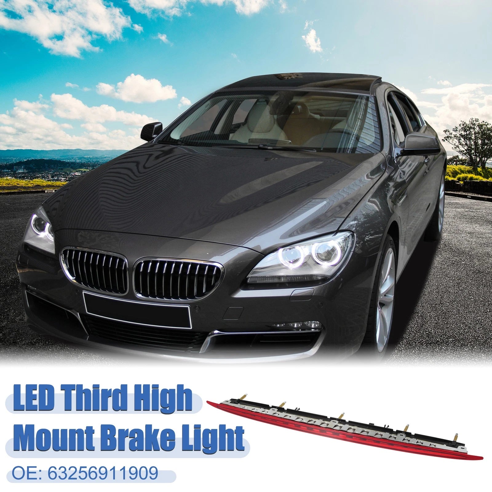 High Mount Third Brake Light Replacement for BMW 650i 4.8L (2006–2007)
