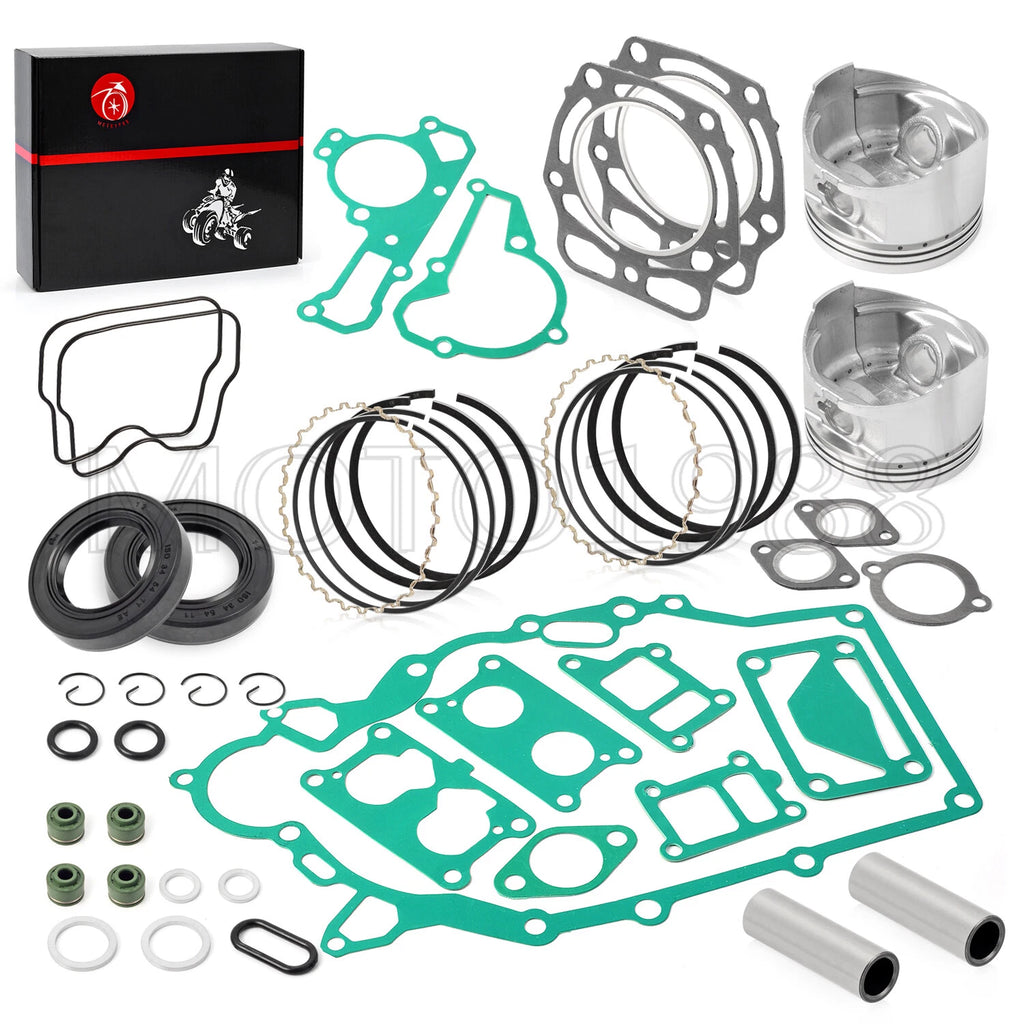 Engine Rebuild Kit with Seal, Pistons & Rings for Kawasaki (13001-2210)