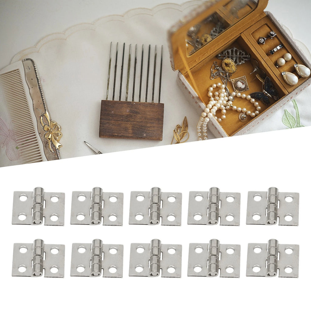 20PCS Hinges for Jewelry Boxes, Tool Boxes, Wine Boxes, Craft Boxes