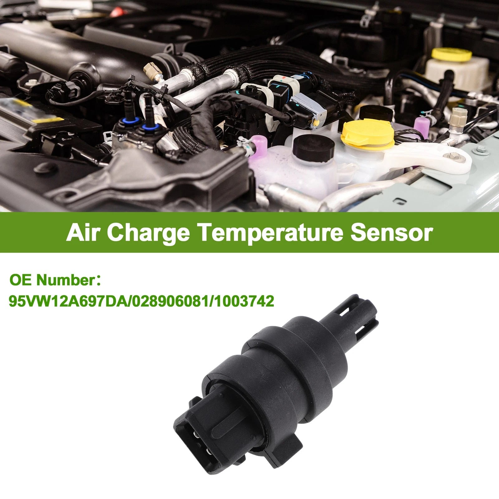 Air Charge Temperature Sensor No.95VW12A697D for Audi A4 B5 (1995–2001)